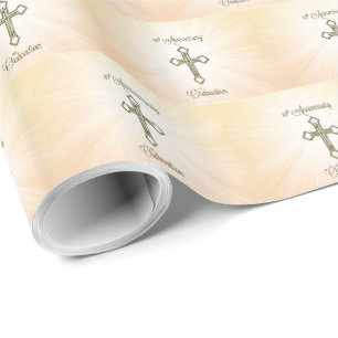 Custom Name, 10th Anniversary of Ordination Wrapping Paper