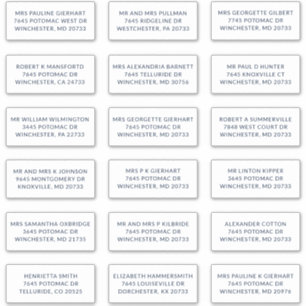 Custom Name 18 Shipping Large Address Labels