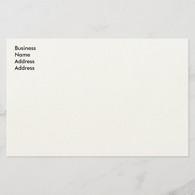 Custom Name Address Envelope  Stationery (Front)