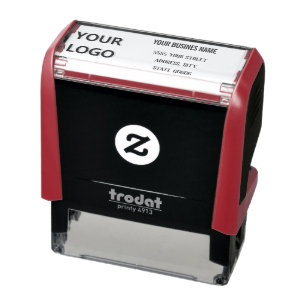 Custom Name Address Personalised Self-inking Stamp