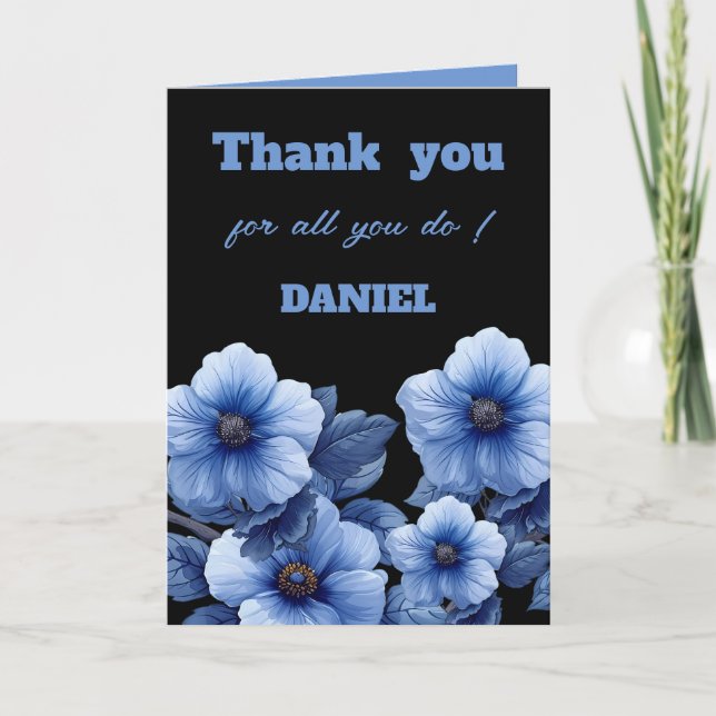 Custom name Administrative Professionals 2025 Thank You Card (Front)