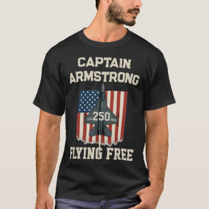 Custom Name America 250 Jet Fighter T-Shirt - USA 