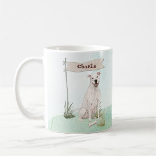 Custom Name American Staffordshire Terrier Pet Dog Coffee Mug