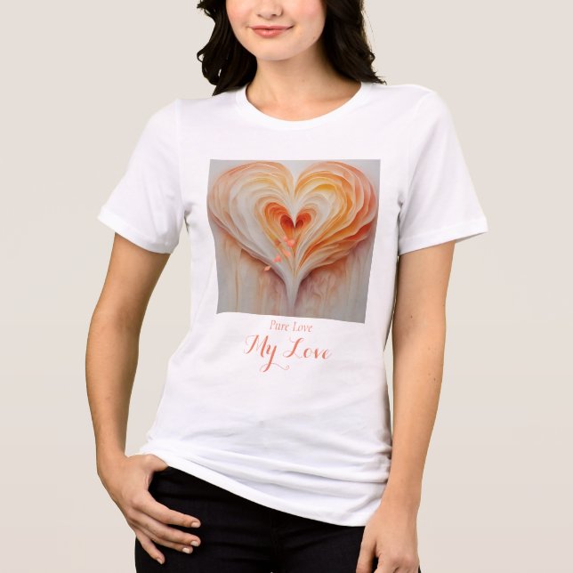 Custom Name and and Special Date Tri-Blend Shirt (Front)