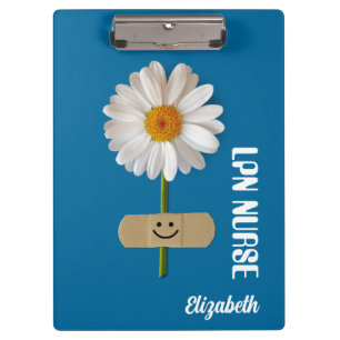 Custom Name and Designation Clipboard for Nurse