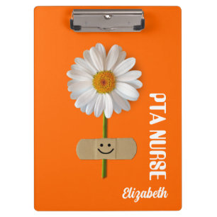 Custom Name and Designation Clipboard for Nurse