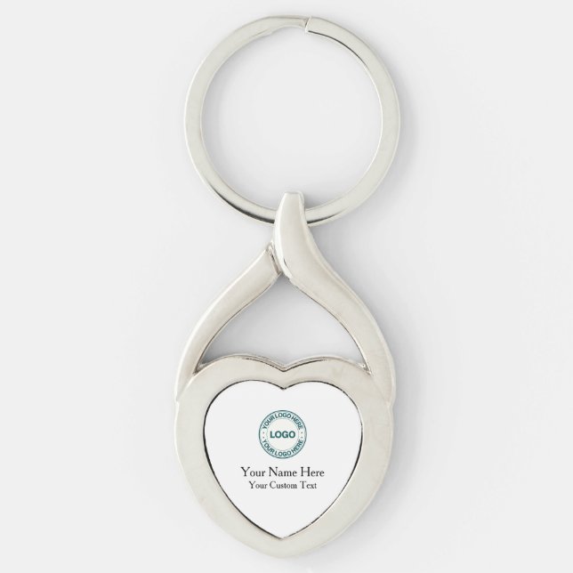 Custom Name and Logo Key Ring (Front)