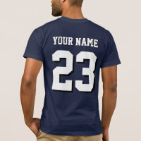 Custom Name and Number Jersey Sports