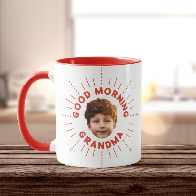 Custom Name and Photo – Retro Style, Full of Smile Mug (Creator Uploaded)