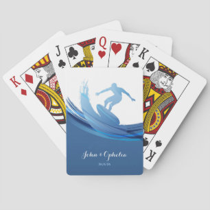 Custom Name and Text Nautical Playing Cards