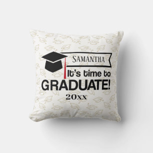 Custom Name and Year Graduation Gift Cushion