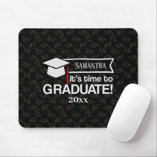 Custom Name and Year Graduation Gift Mouse Pad