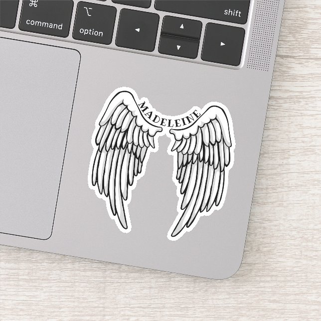 Custom Name Angel Wings (Detail)