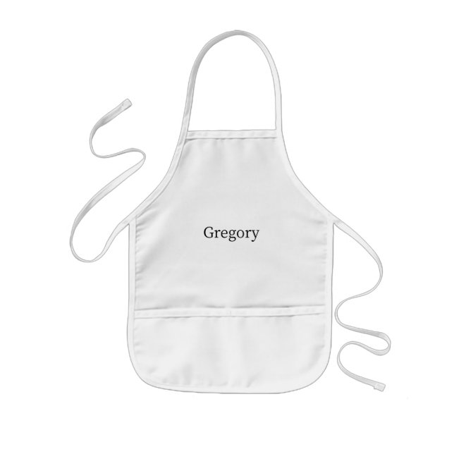 Custom Name Apron Kids Adults Crafts School (Front)