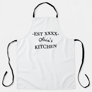 Custom Name Apron, Personalise Apron