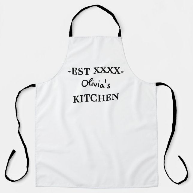 Custom Name Apron, Personalise Apron (Front)