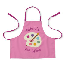 custom NAME Art class school Artist Apron
