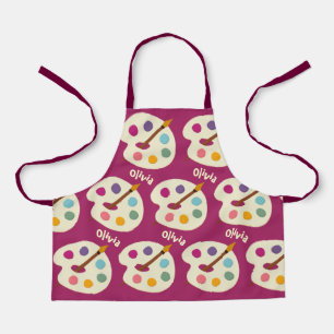 custom NAME Art class school Artist Apron