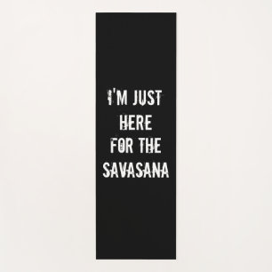 Custom Name At Back Funny  Yoga Mat