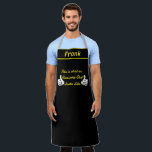 Custom Name Awesome Black Chef Personalised Apron<br><div class="desc">Custom Name Awesome Black Chef Personalised Apron. "awesome chef" Aprons. Featured apron "thumbs up" graphic design with funny "this is what an awesome chef looks like" graphic letter print. Customisable all-over-print apron, ideal gift for christmas for your loved ones. Unisex Apron Design. Custom gift for Christmas, Gift for father's day,...</div>