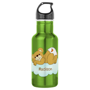 Custom Name Baby Bear Teddy 532 Ml Water Bottle