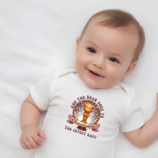 Custom name baby boys/girls gift bodysuit (Creator Uploaded)