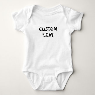 Custom Name Baby, Custom Text Personalised Baby Bodysuit