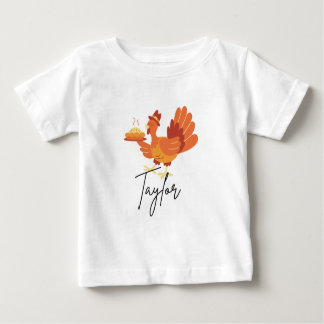 Custom Name Baby Thanksgiving Shirt 