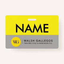 Custom Name Badge