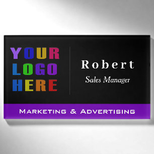 Custom Name Badge with Logo