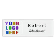 Custom Name Badge with Logo