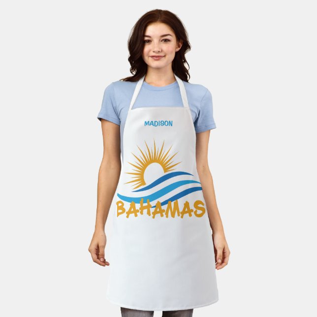 Custom Name Bahamas Apron (Worn)