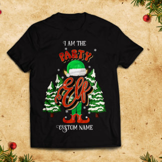 Custom name Baker elf personalised T-Shirt