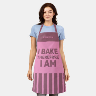 Custom name Baker's aprons
