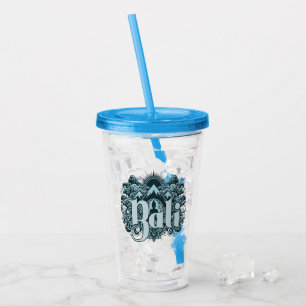 Custom Name Bali Acrylic Tumbler