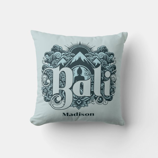 Custom Name Bali Cushion (Front)
