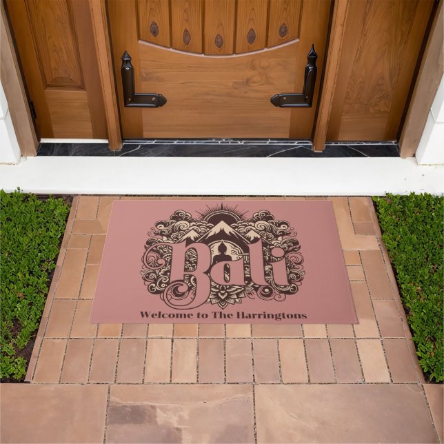 Custom Name Bali Doormat (Outdoor)