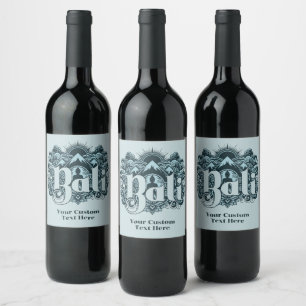 Custom Name Bali Wine Label
