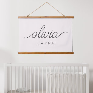 Custom Name Banner   Nursery Decor   Kids Decor Hanging Tapestry