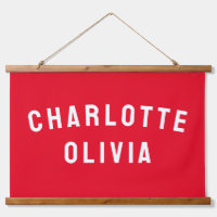 Custom Name Banner Personalised Nursery Wall Art