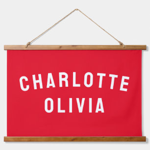Custom Name Banner Personalised Nursery Wall Art