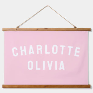 Custom Name Banner Personalised Nursery Wall Art