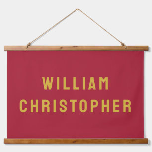 Custom Name Banner Personalised Nursery Wall Art