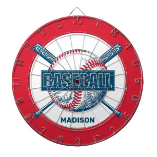 Custom Name Baseball Dartboard