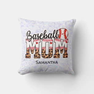 Custom Name Baseball Mom Mother's Day Cushion