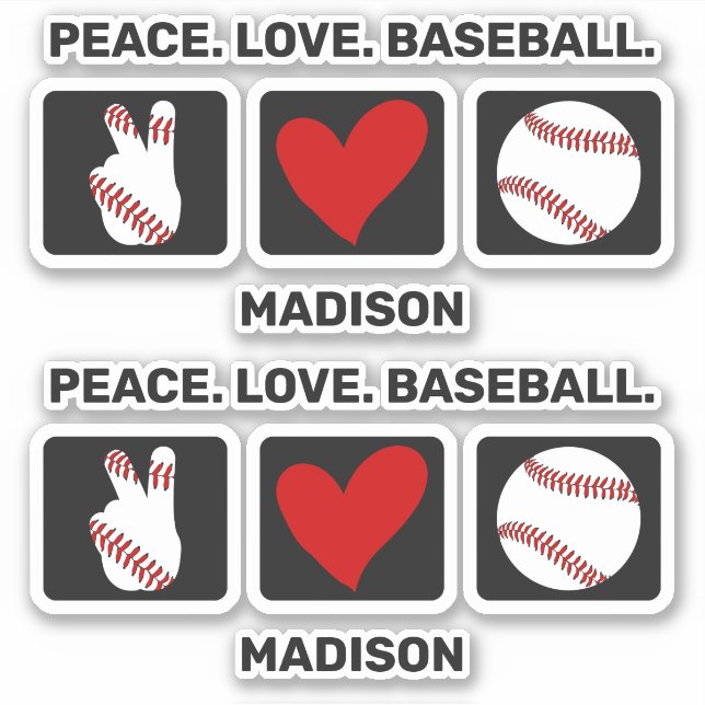 Custom Name Baseball Player (Front)