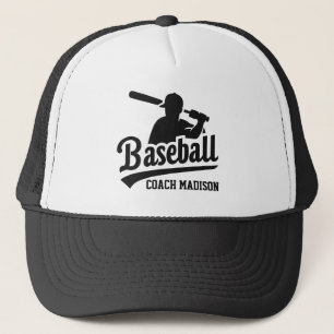 Custom Name Baseball Trucker Hat