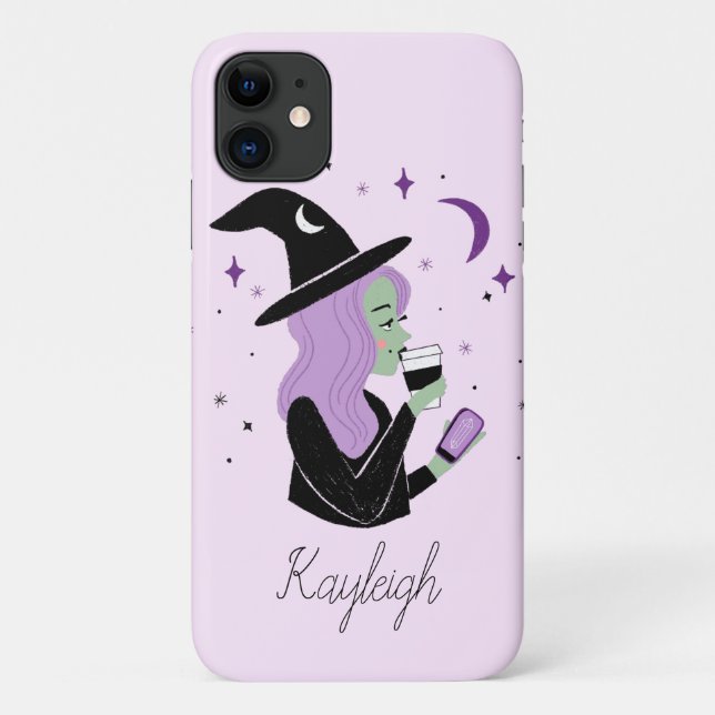 Custom Name Basic Witch Case-Mate iPhone Case (Back)