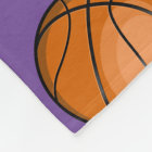 Custom Name Basketball Purple
