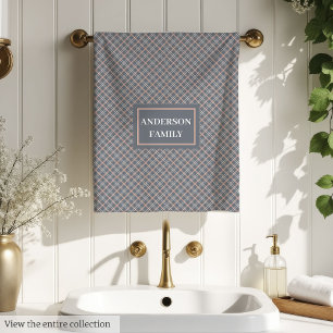 Custom Name Bath Towels Trendy Minimalist Style